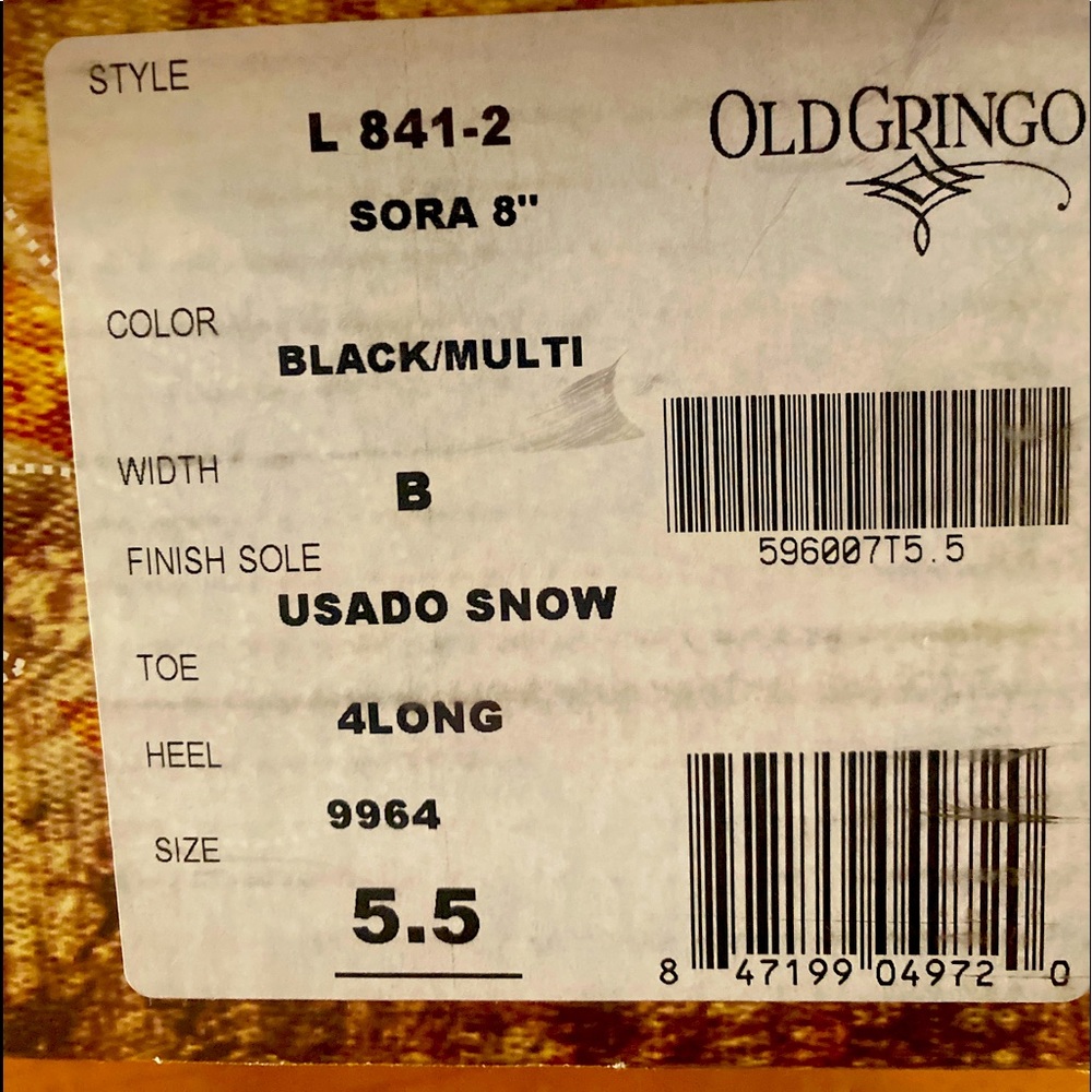 Old Gringo boots